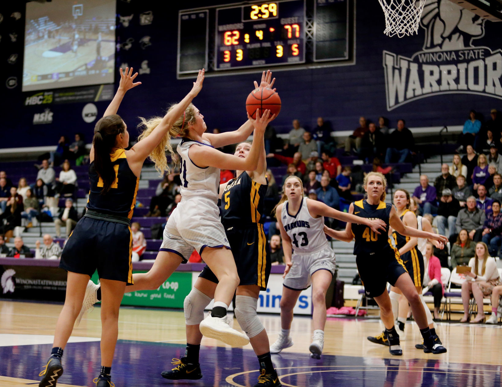 WSU WBB vs Concordia 14